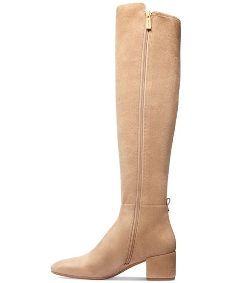 michael michael kors women's braden high heel boots|michael kors avery suede boots.